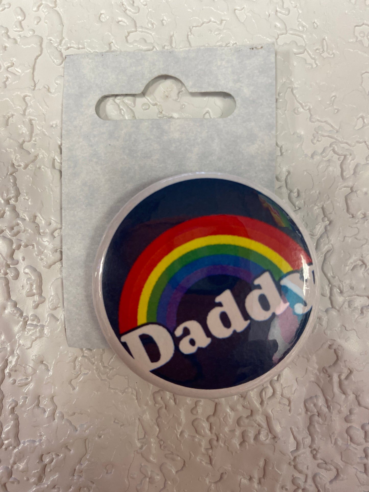 DADDY RAINBOW BUTTON
