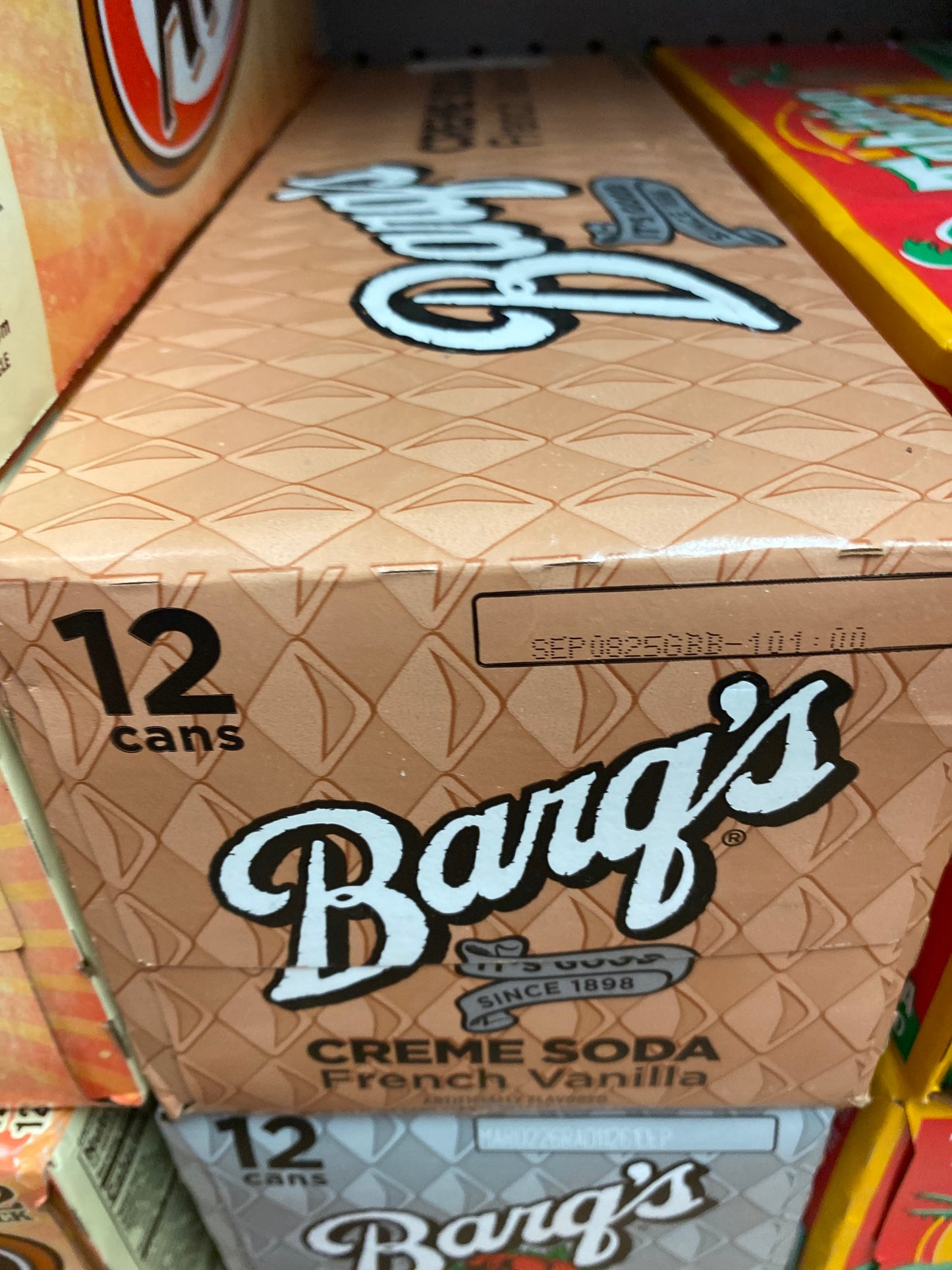 BARQS CREAM SODA FRENCH VANILLA CASE