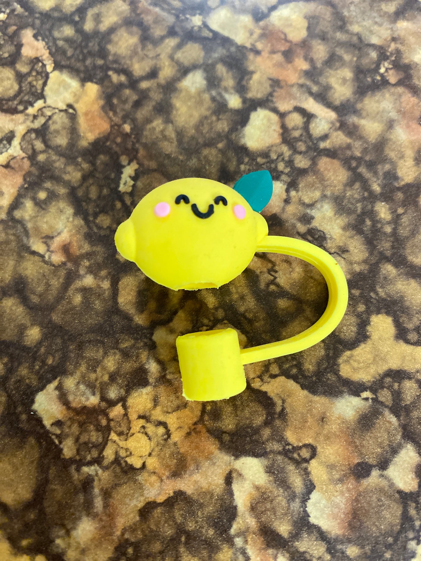 HAPPY LEMON STRAW COVER