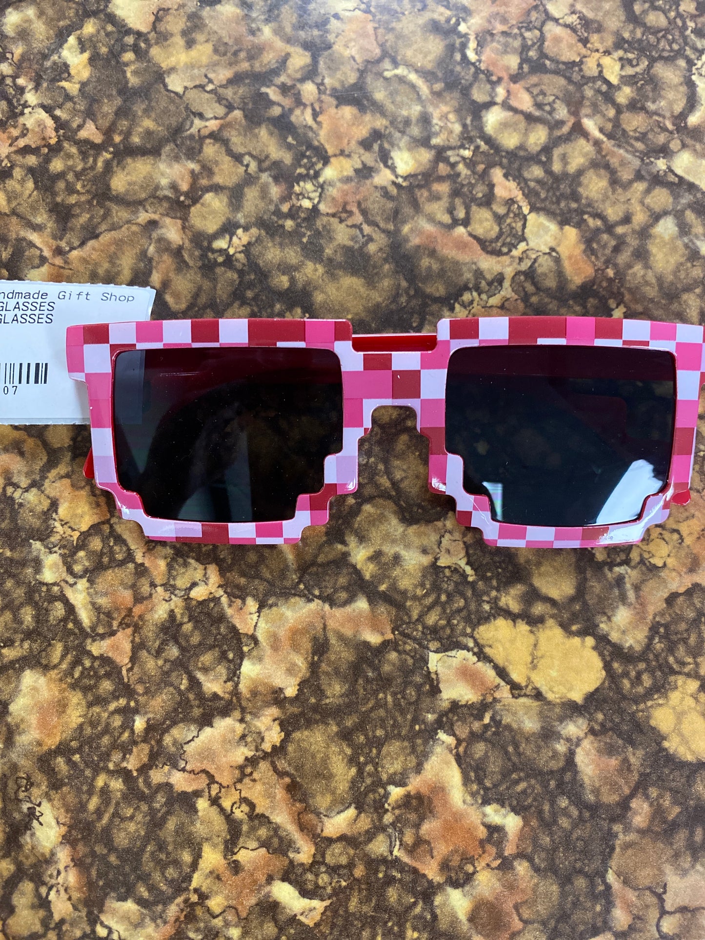 RED PIXEL GLASSES