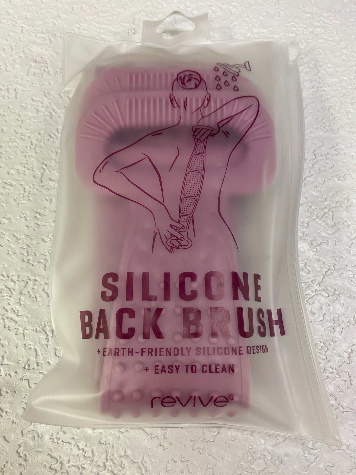 SILICONE BACK BRUSH LAVENDER
