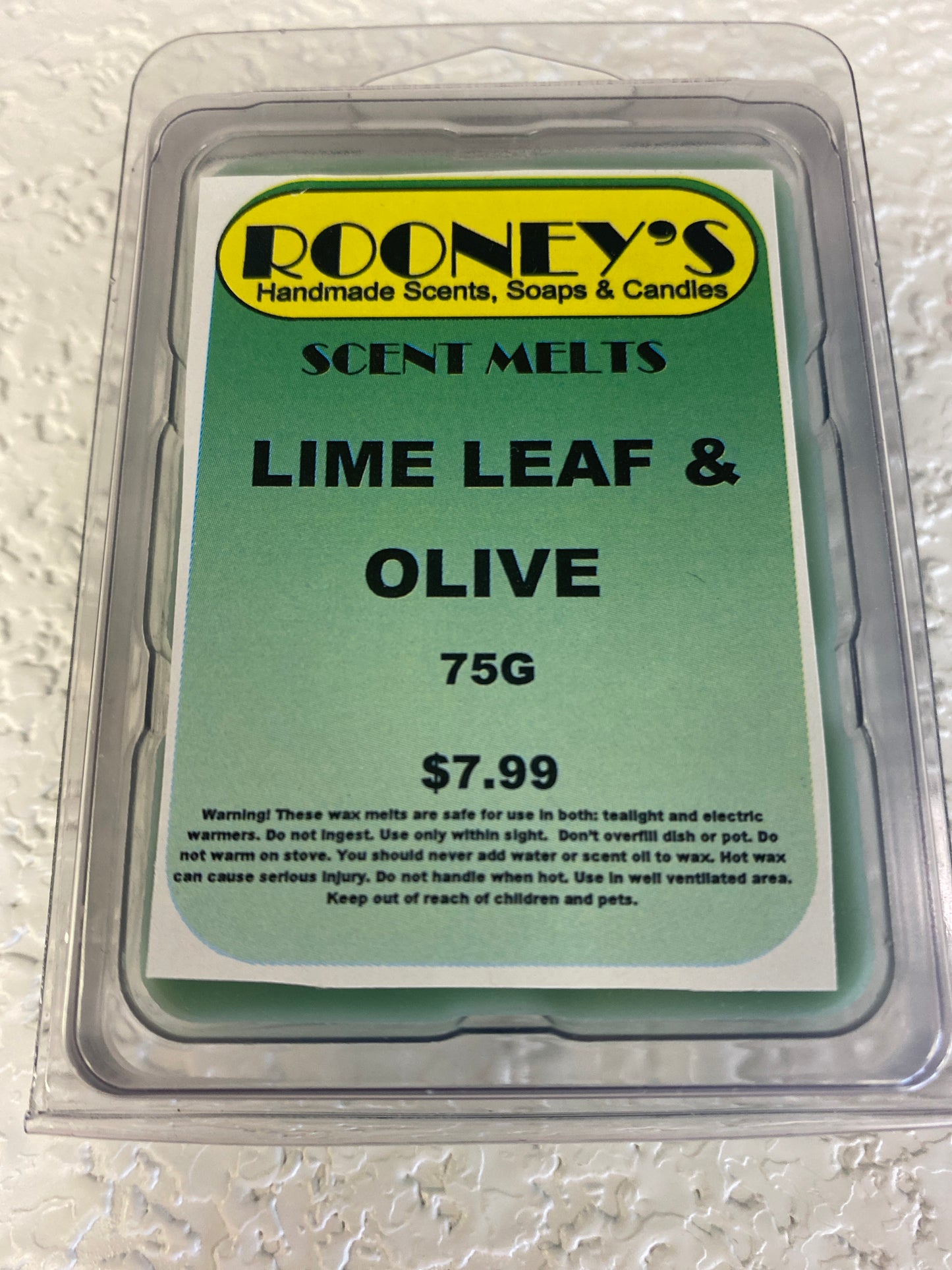 LIME LEAF & OLIVE SCENT MELTS