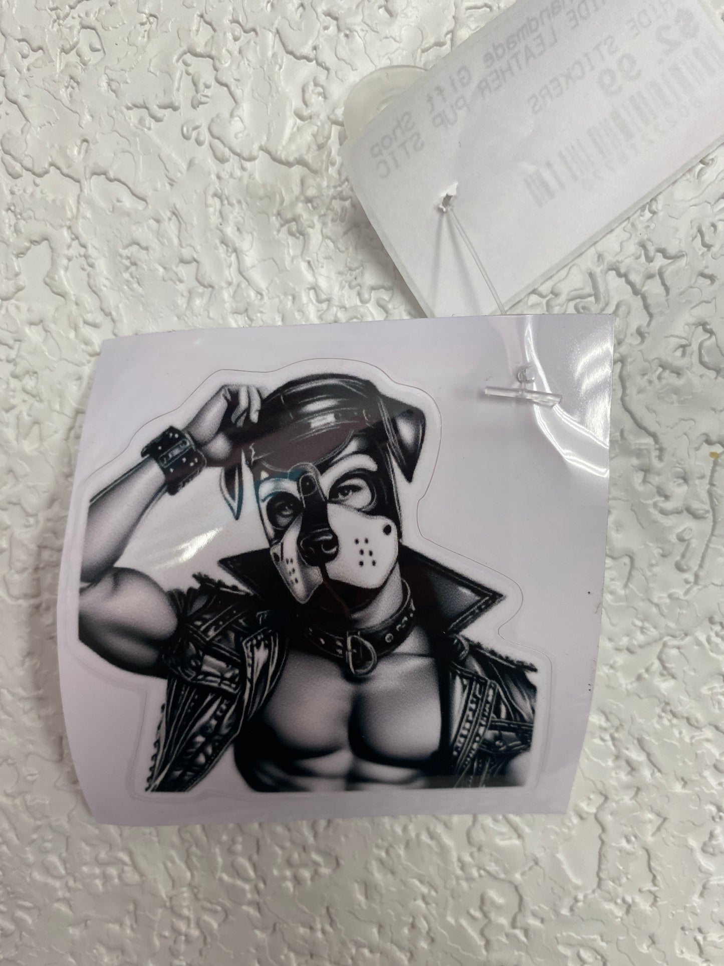 NYC PRIDE LEATHER PUP STICKER