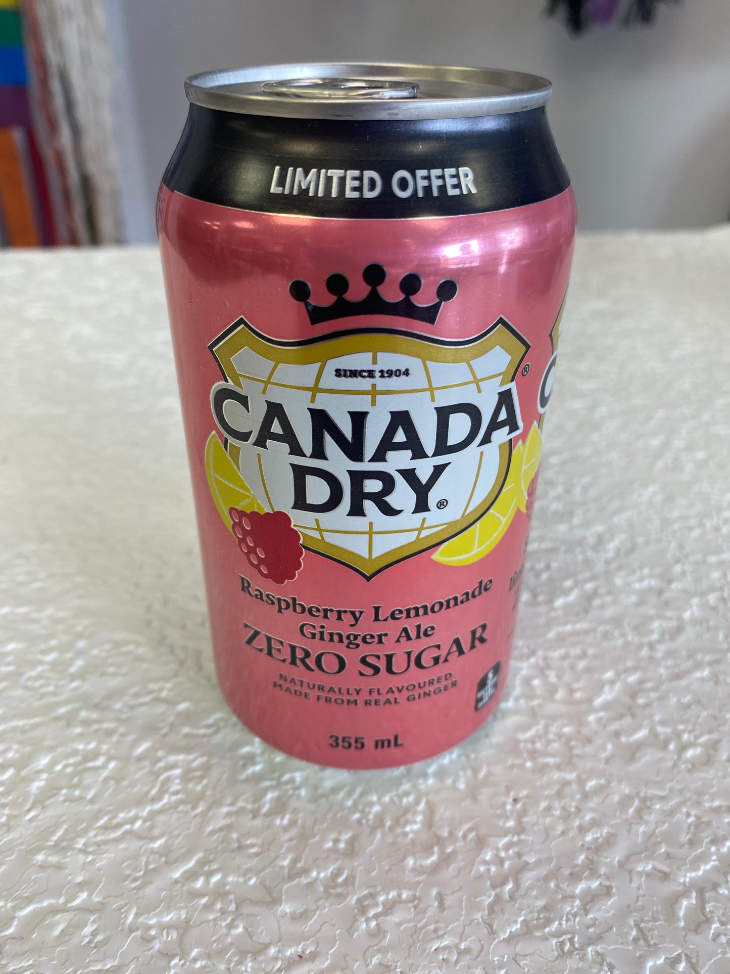 CANADA DRY RASPBERRY LEMONADE ZERO SUGAR