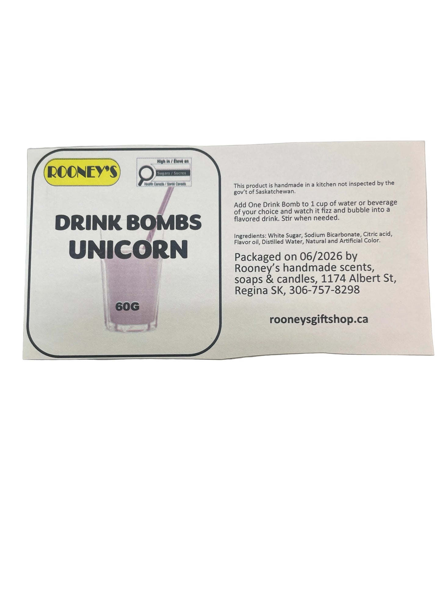 DRINK BOMBS UNICORN 2 PACK