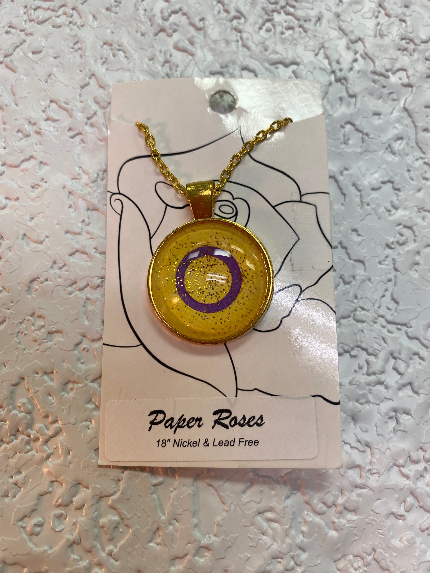 INTERSEX GOLD NECKLACE
