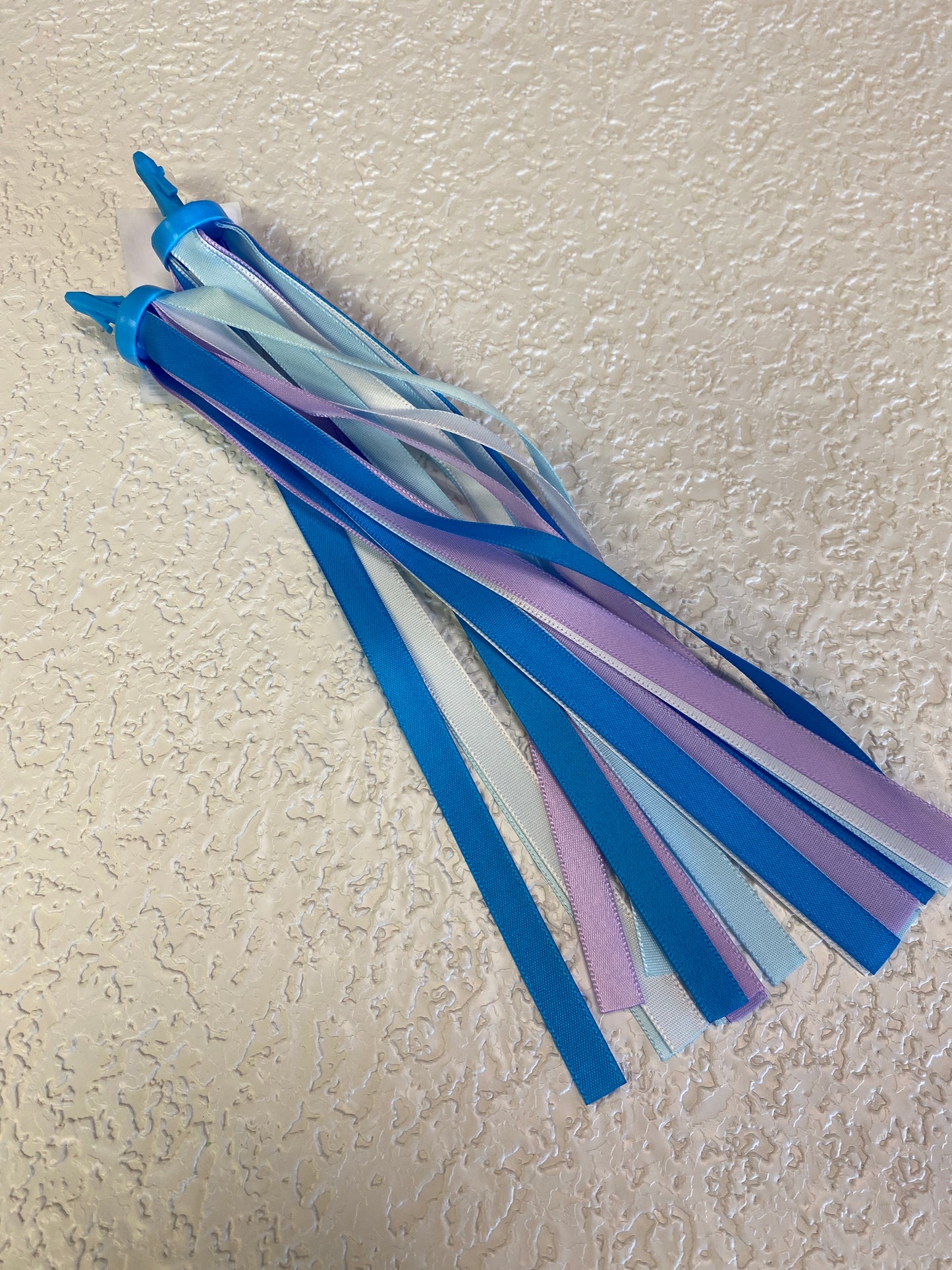 PINK BLUE WHITE BICYCLE STREAMERS