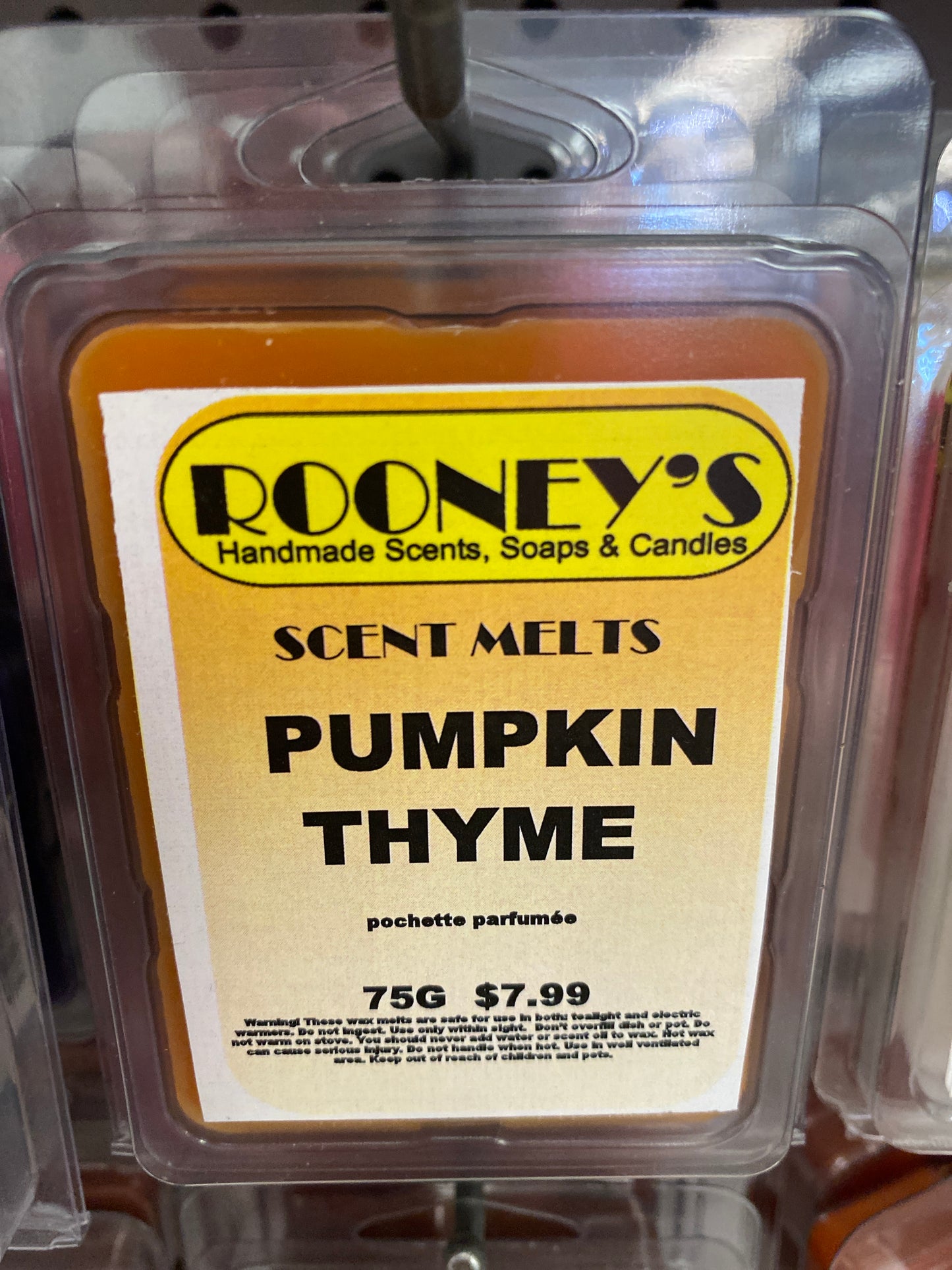 PUMPKIN THYME SCENT MELTS