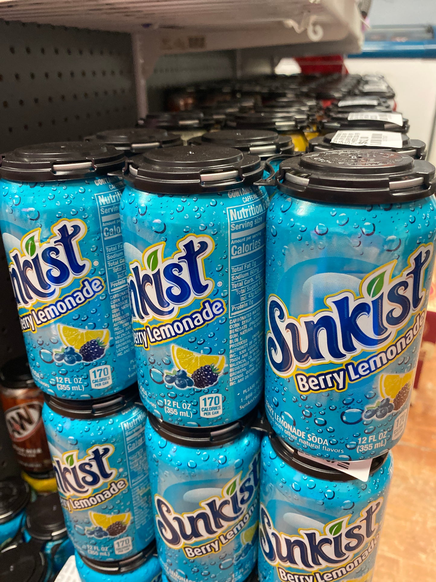 USA 6 PACK SUNKIST BERRY LEMONADE