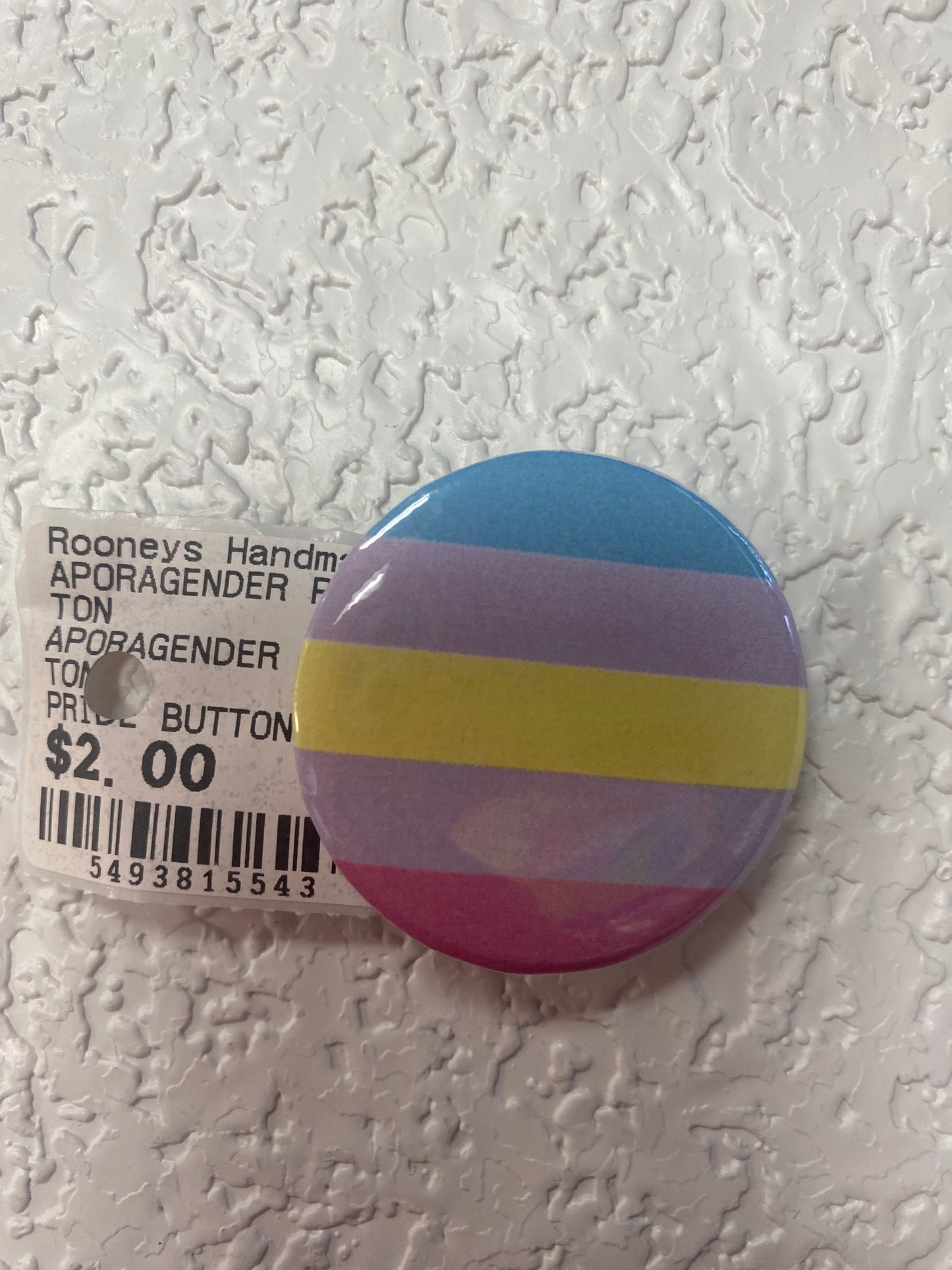 APORAGENDER PRIDE FLAG BUTTON