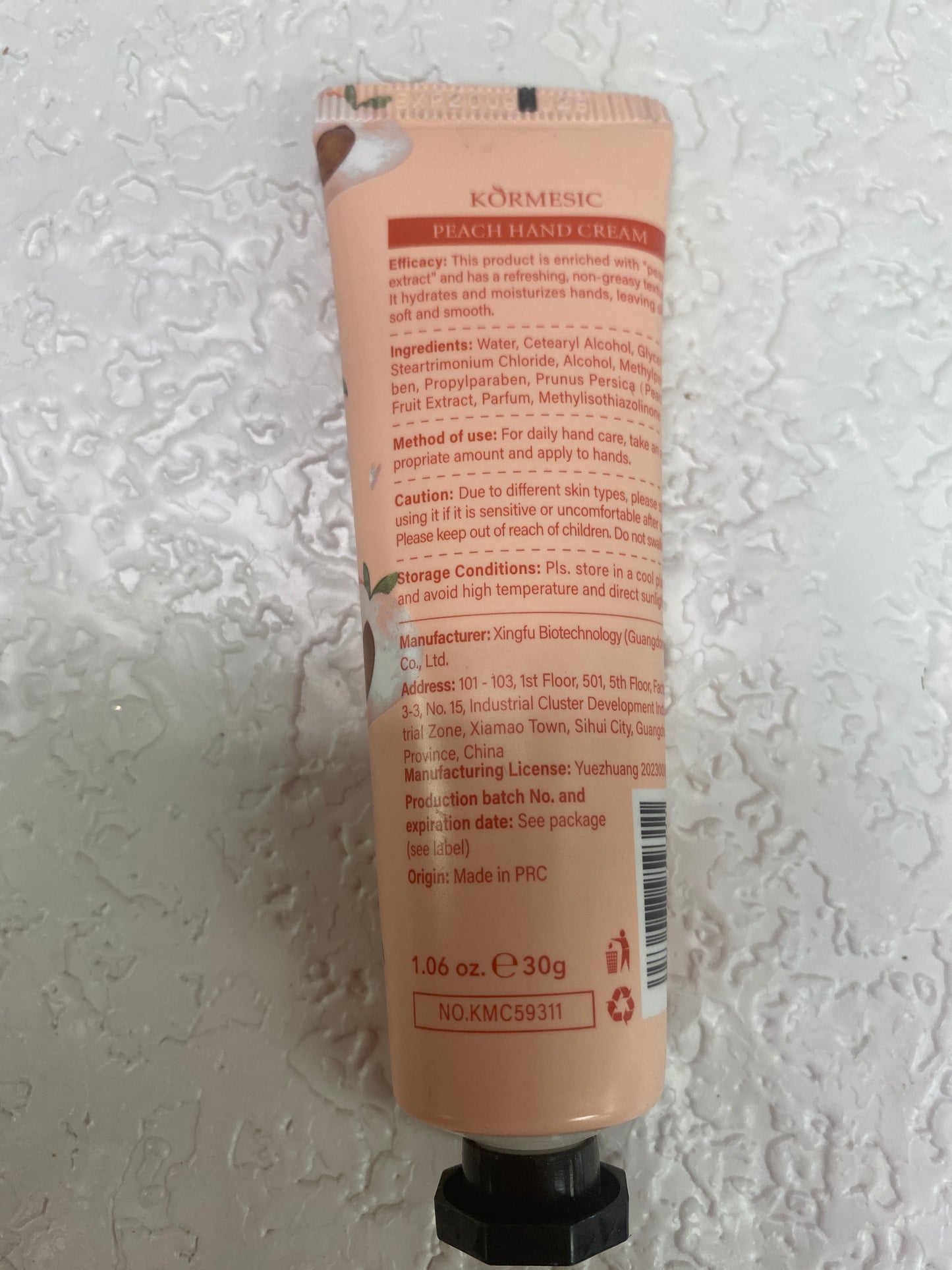 HAND CREAM PEACH