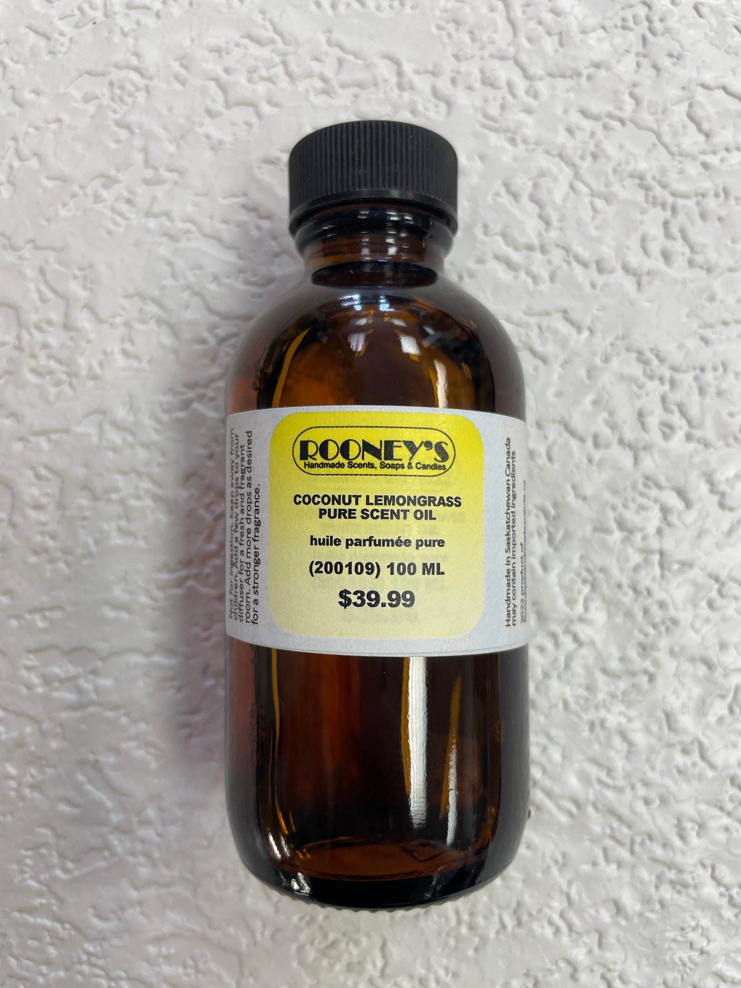 PURE SCENT OIL 132ml COCONUT LEMONGRASS
