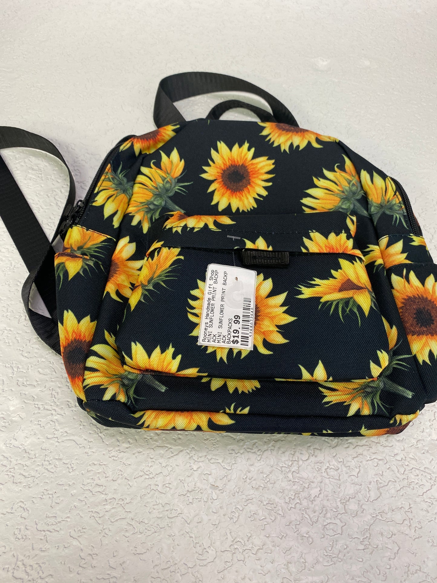 MINI SUNFLOWER PRINT BACKPACK