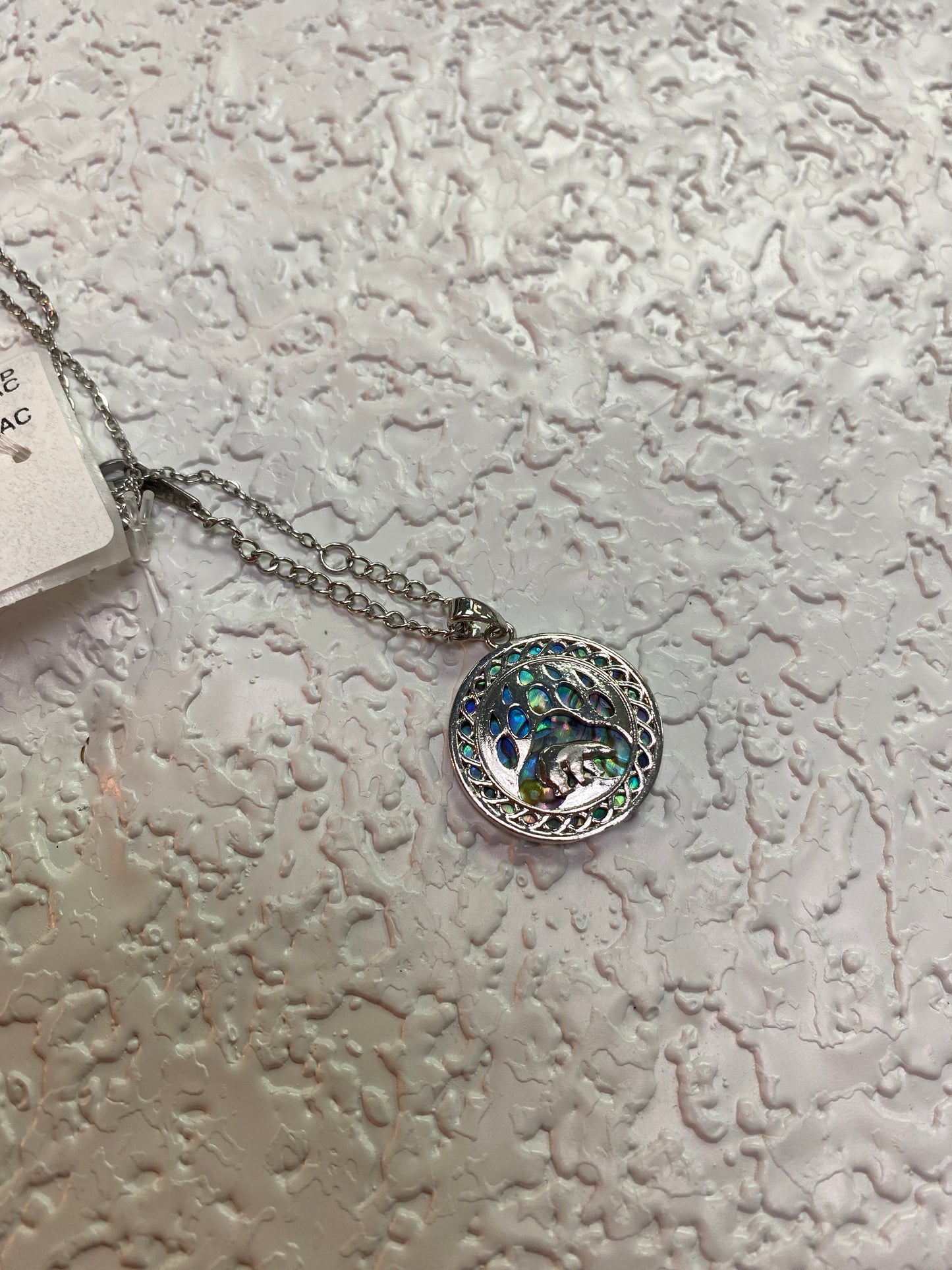 POLAR BEAR PENDANT NECKLACE