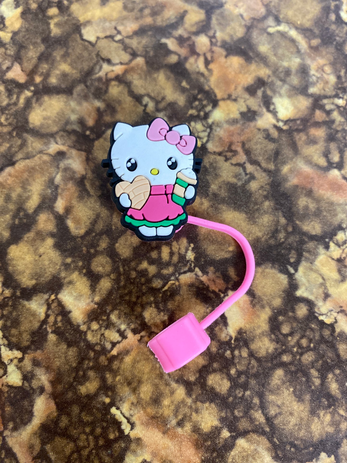 HELLO KITTY STRAW COVER