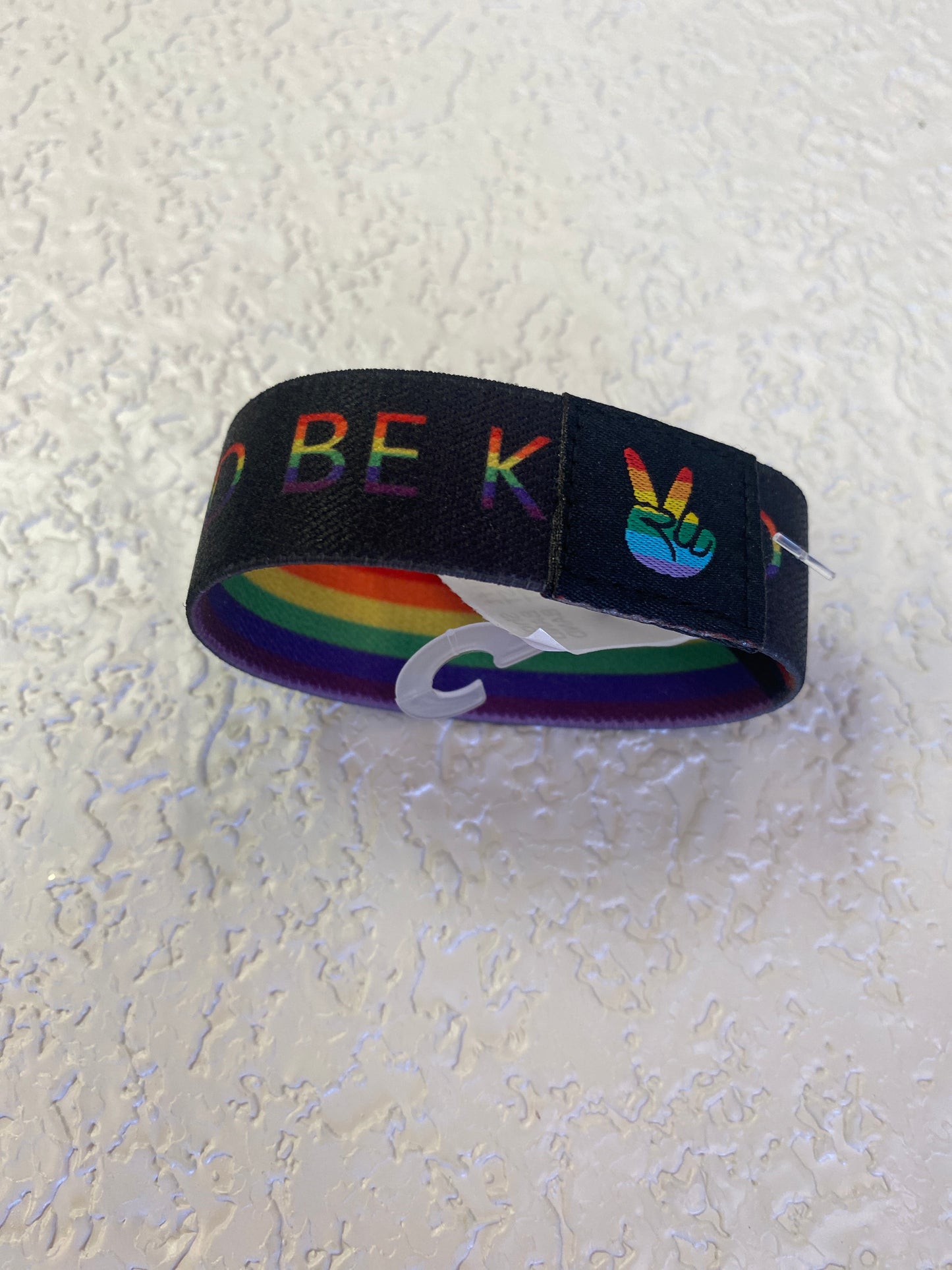 RAINBOW STRETCH WRIST BAND