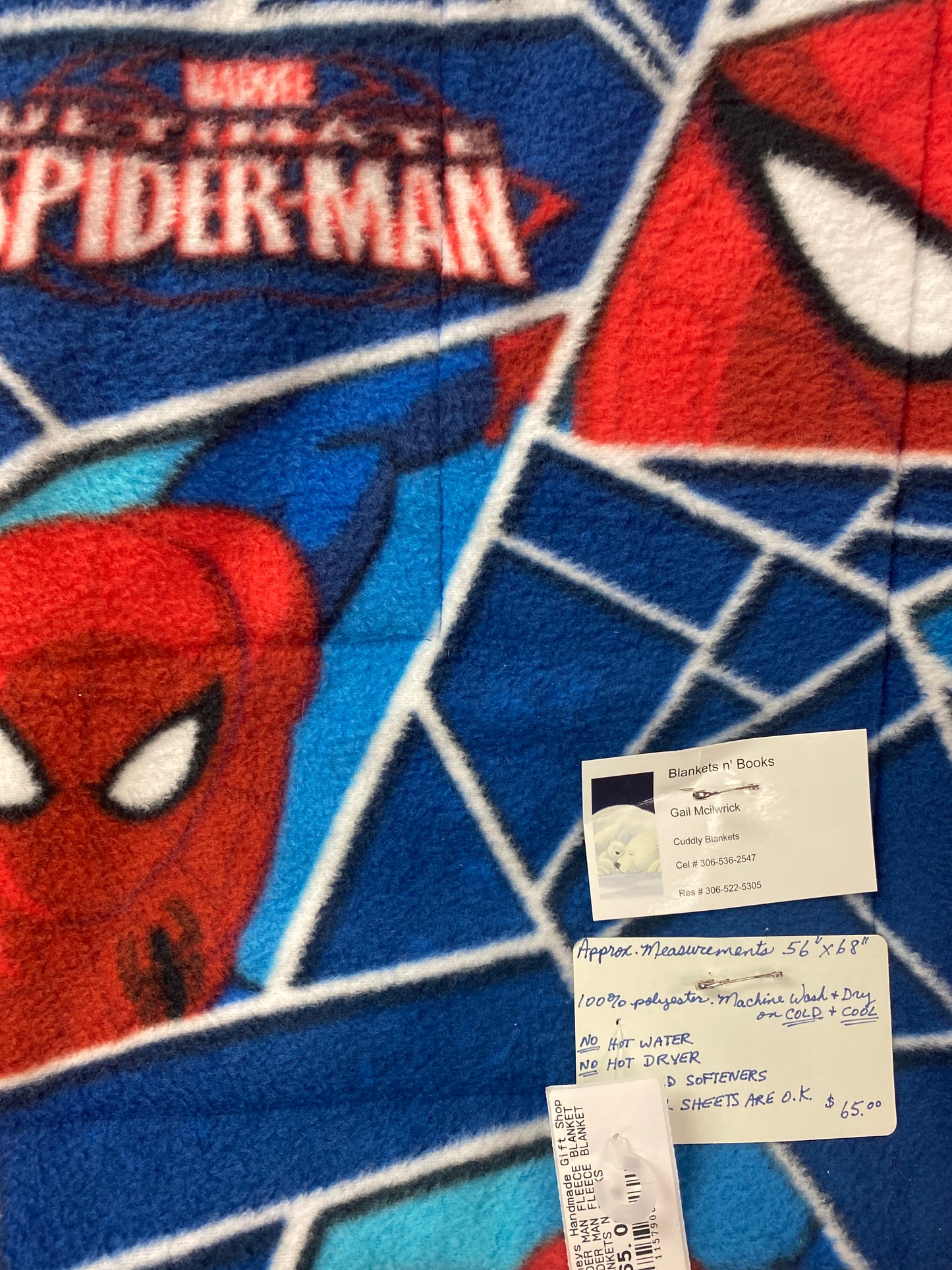SPIDER MAN FLEECE BLANKET