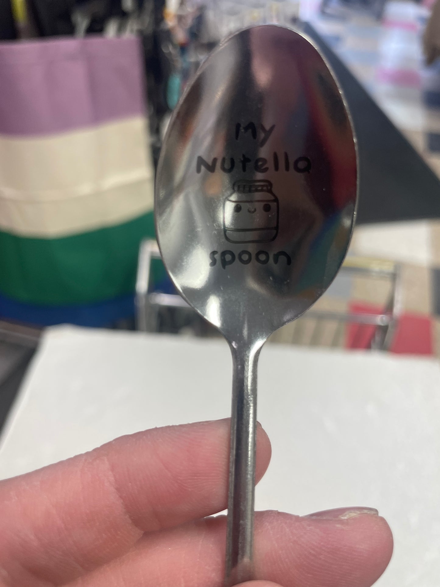MY NUTELLA STEEL SPOON