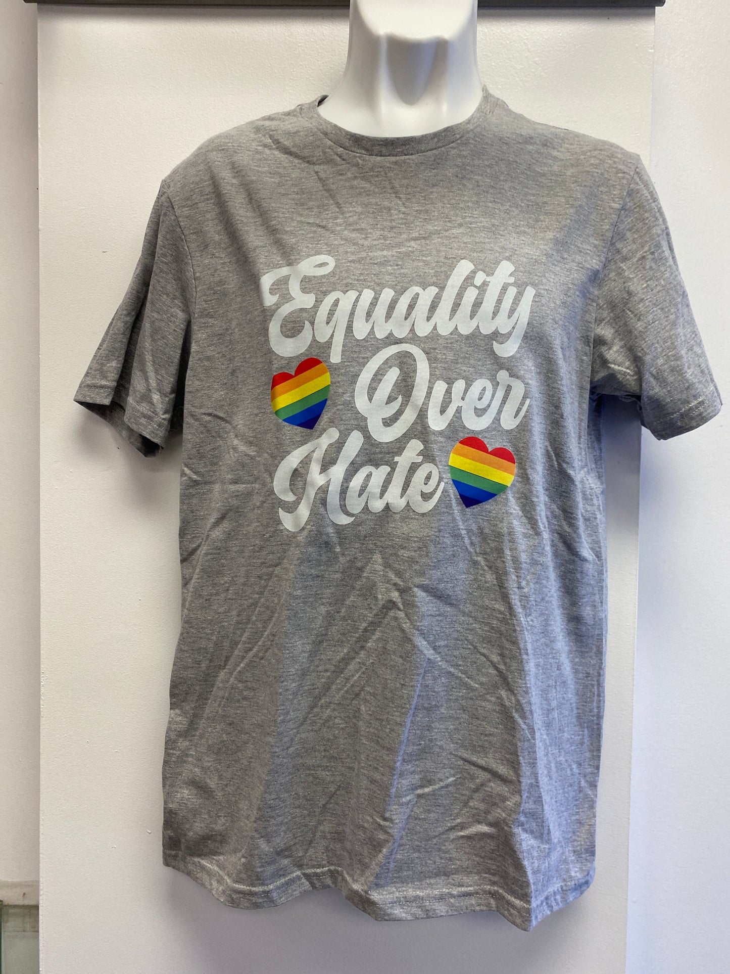 EQUAL OVER HATE GREY SHIRT