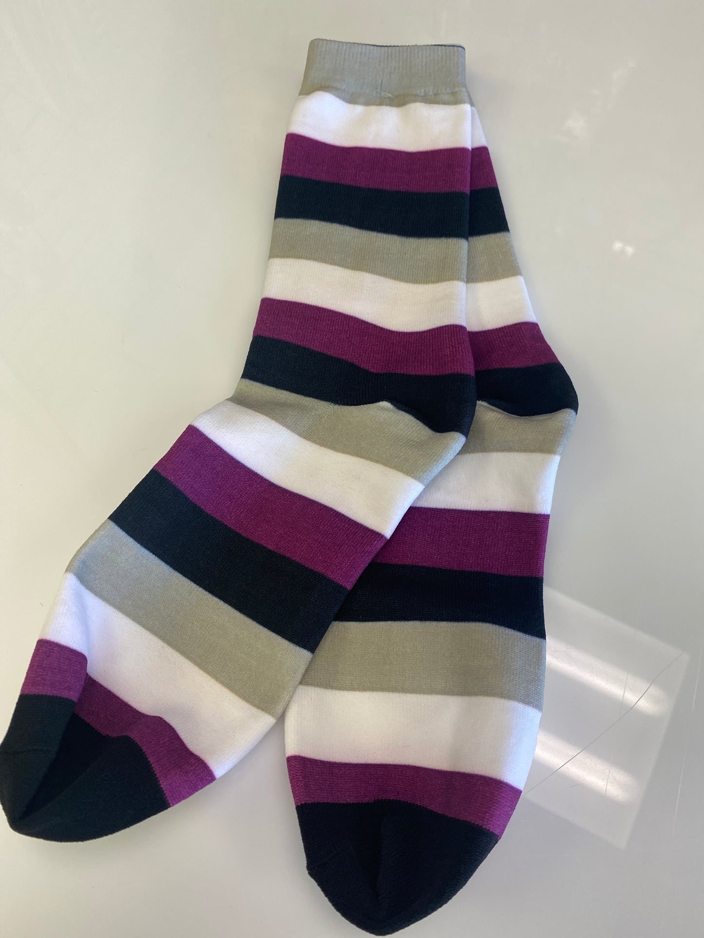 ASEXUAL FLAG SOCKS