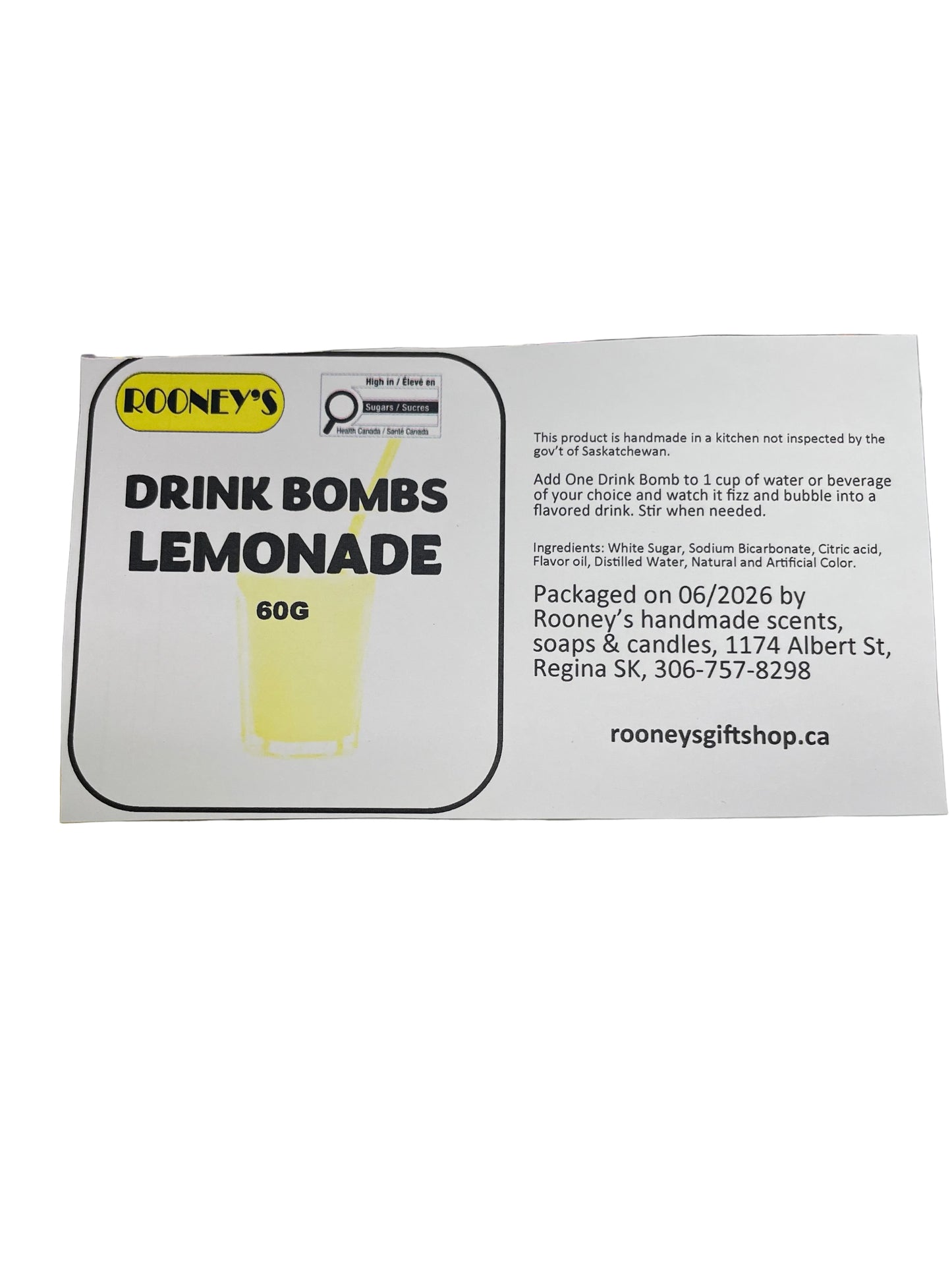 LEMONADE DRINK BOMBS 2 PACK