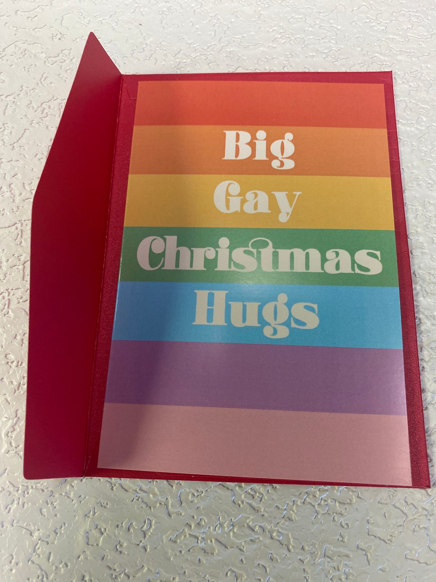 BIG GAY XMAS CARD