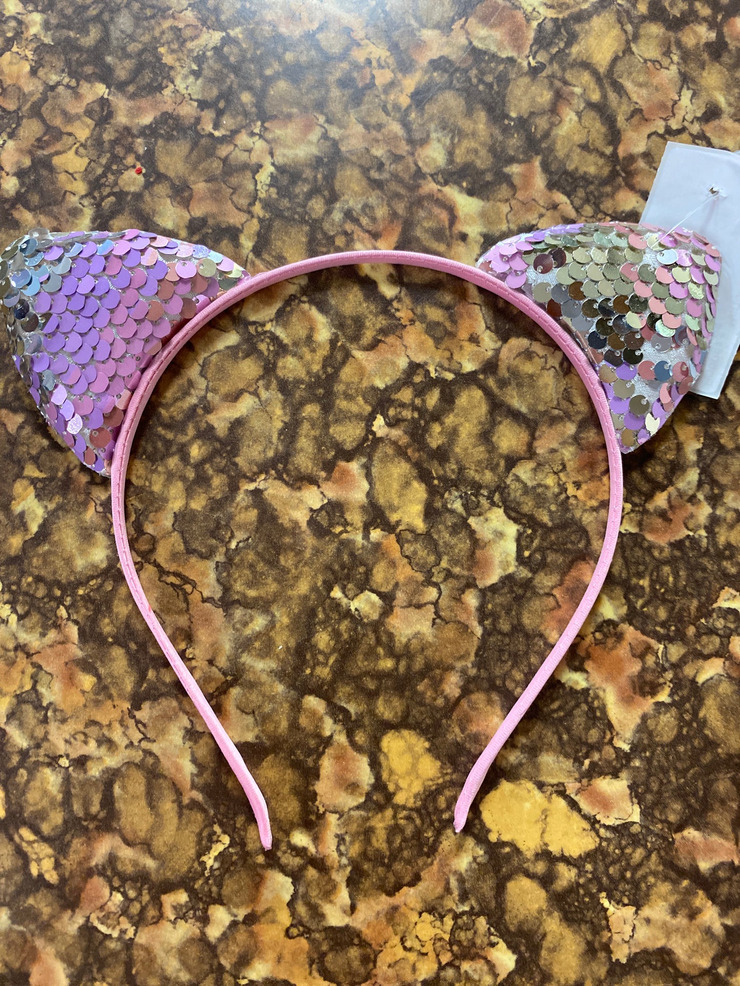 CAT EARS PINK SLIVER