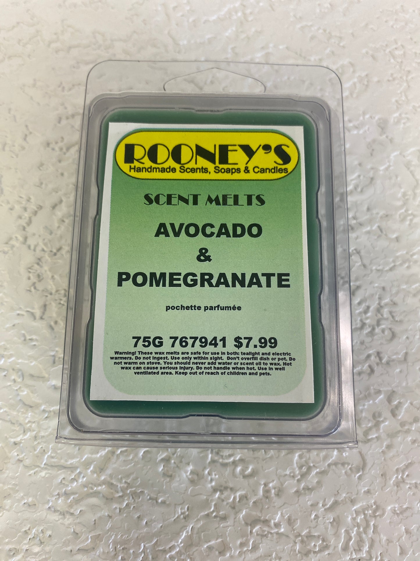 AVOCADO & POMEGRANATE SCENT MELT