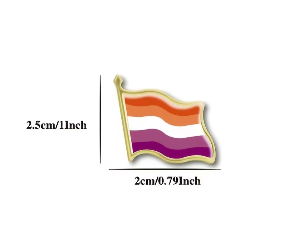 LESBIAN PRIDE FLAG PIN