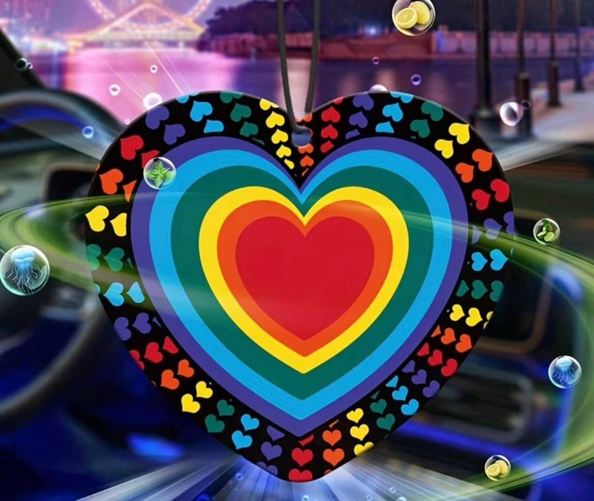 RAINBOW HEARTS AIR FRESH
