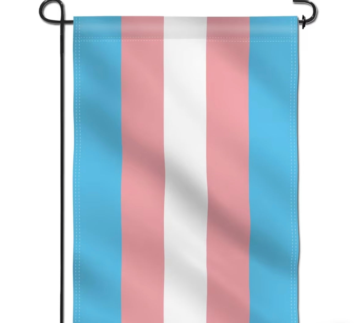 TRANS PRIDE GARDEN FLAG 28x40 in