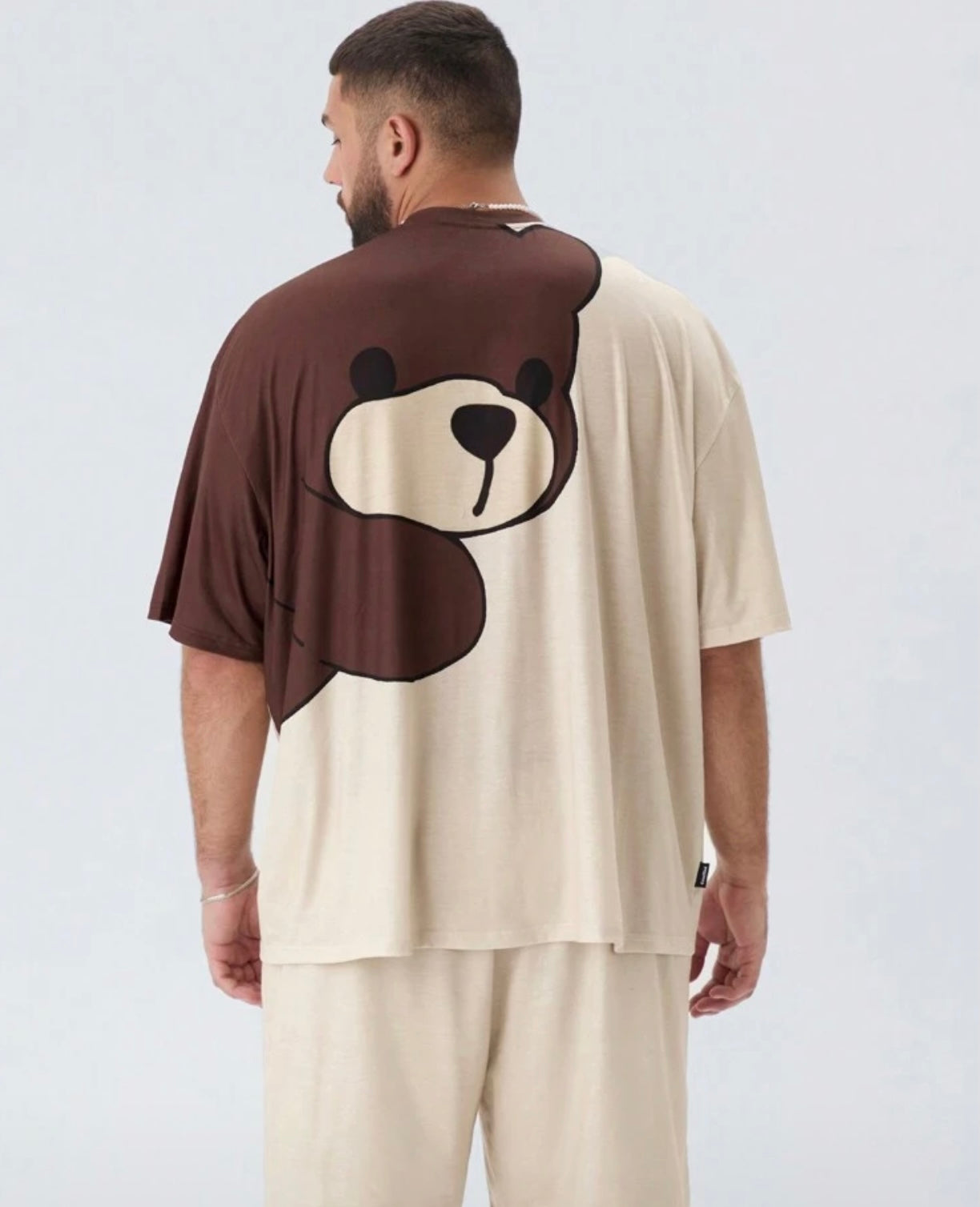 BEAR BROWN & TAN CASUAL SET