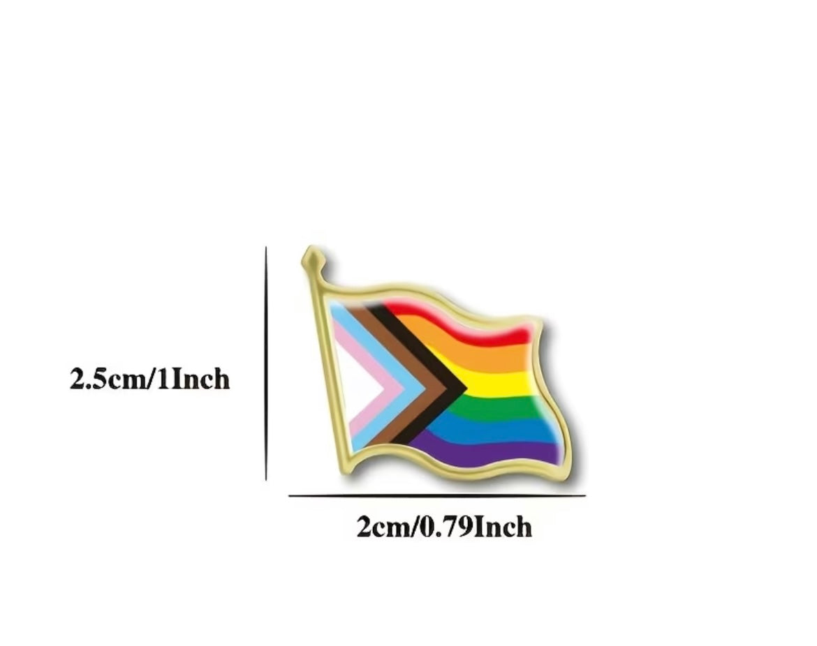 PROGRESS FLAG PIN