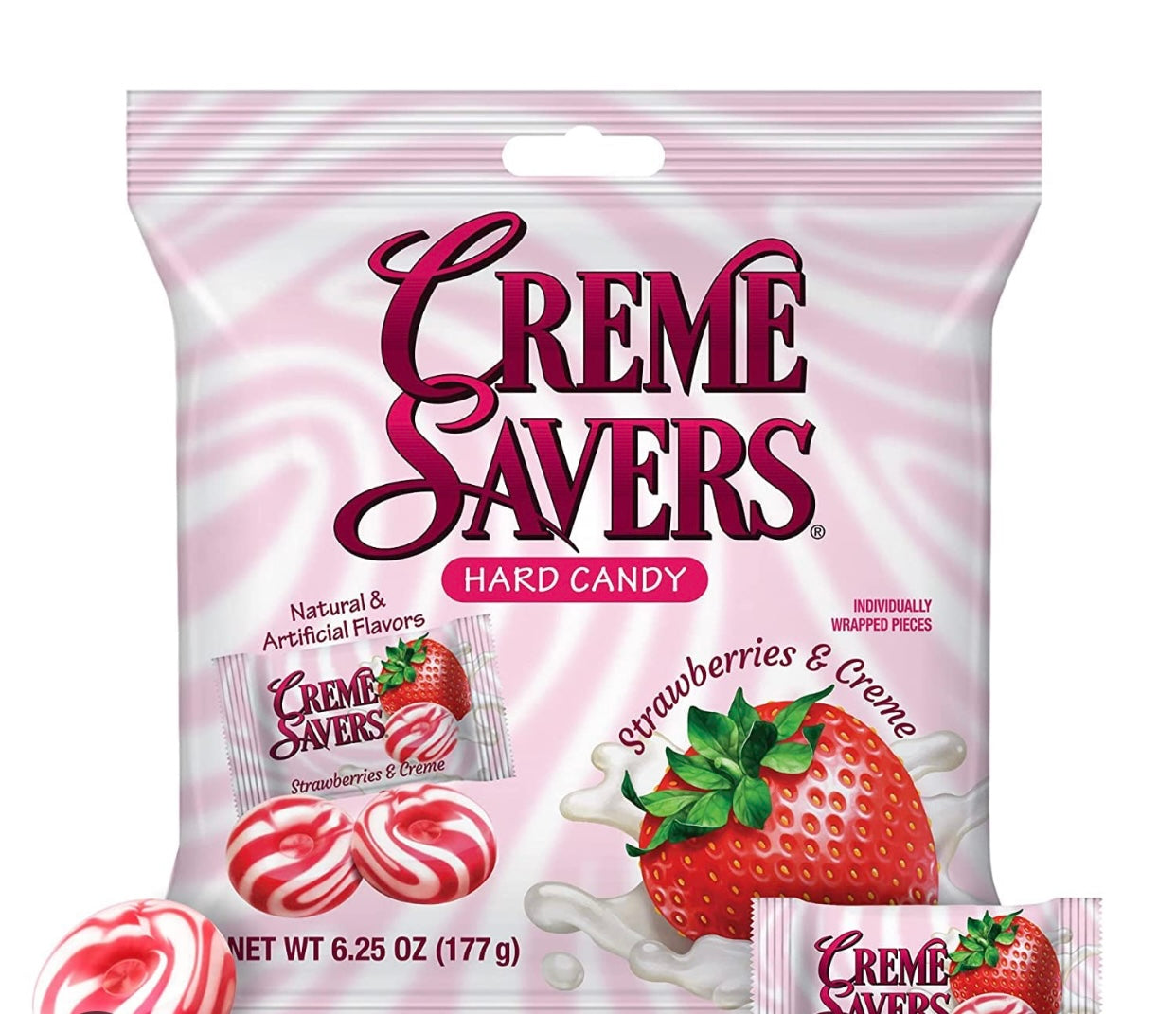 CREAMSAVERS STRAWBERRY CREAM BAG