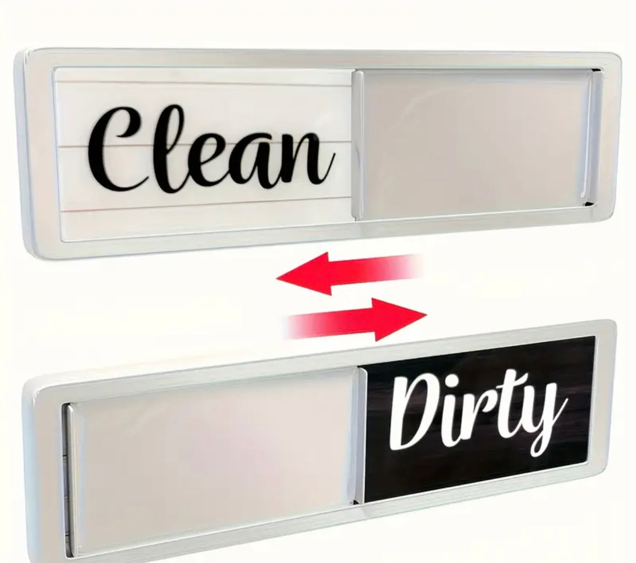 SILVER DISHWASHER MAGNET