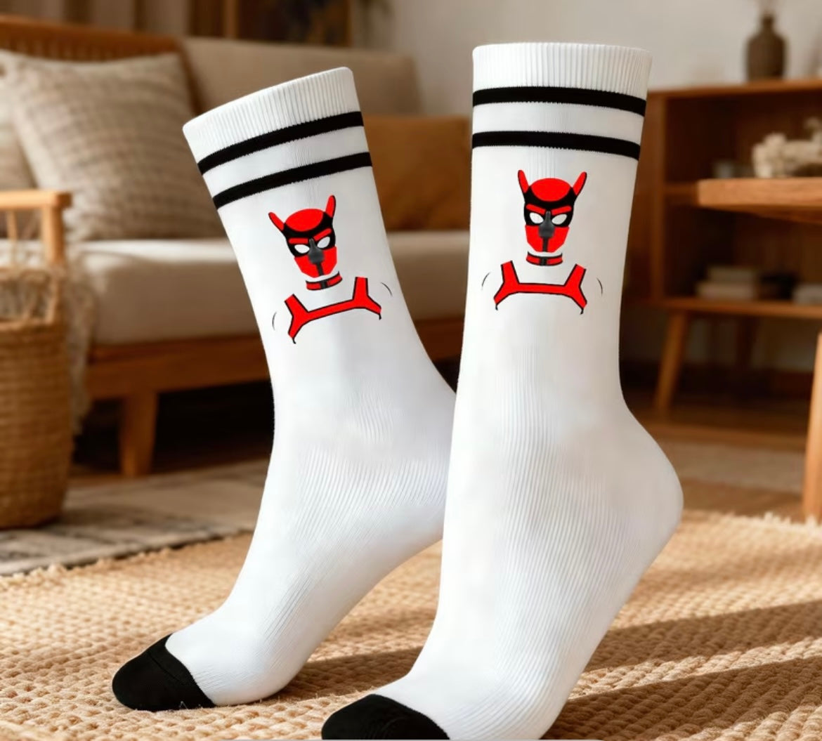 PUP WHITE SOCKS