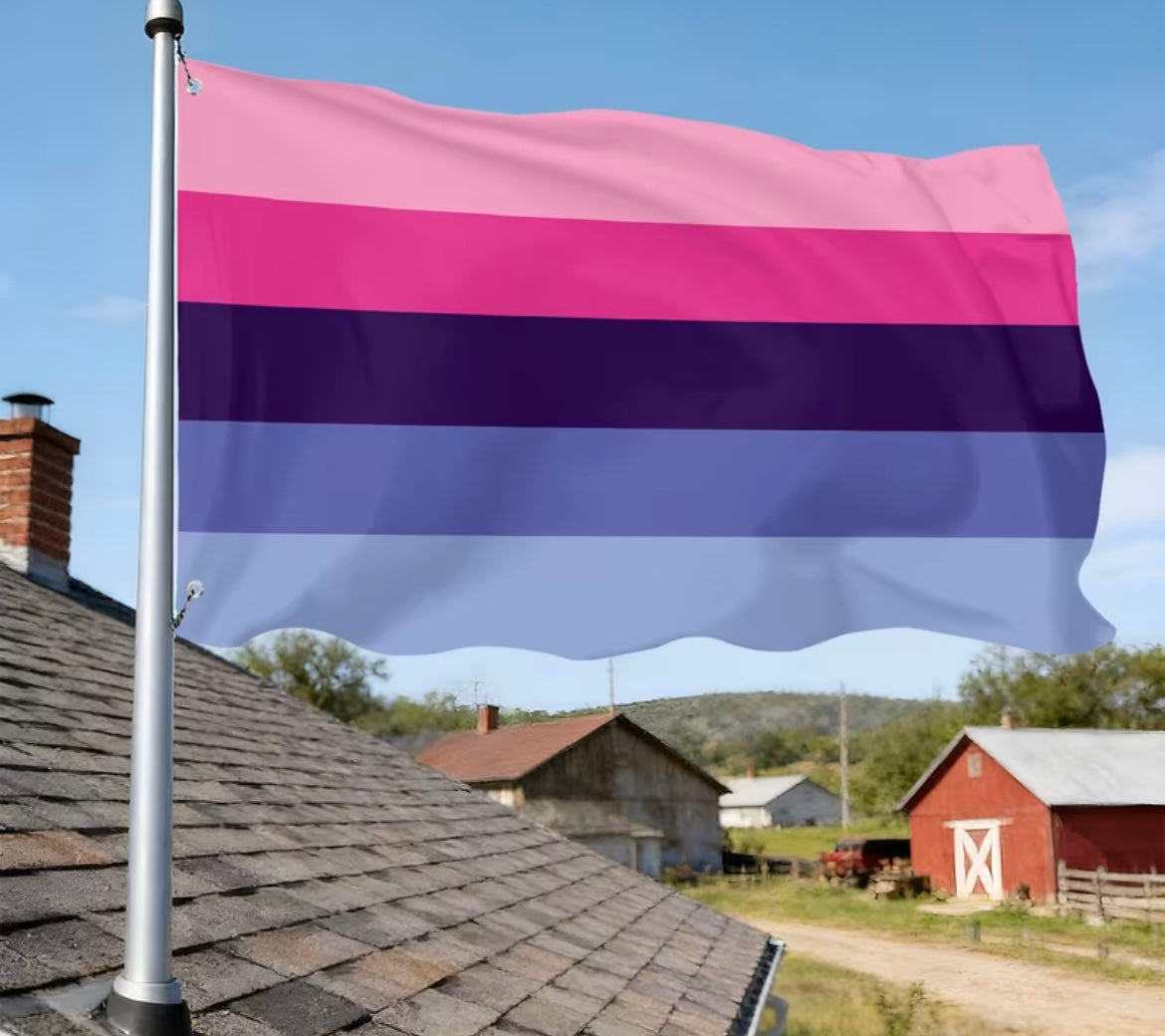 OMNISEXUAL PRIDE FLAG 3x5 feet