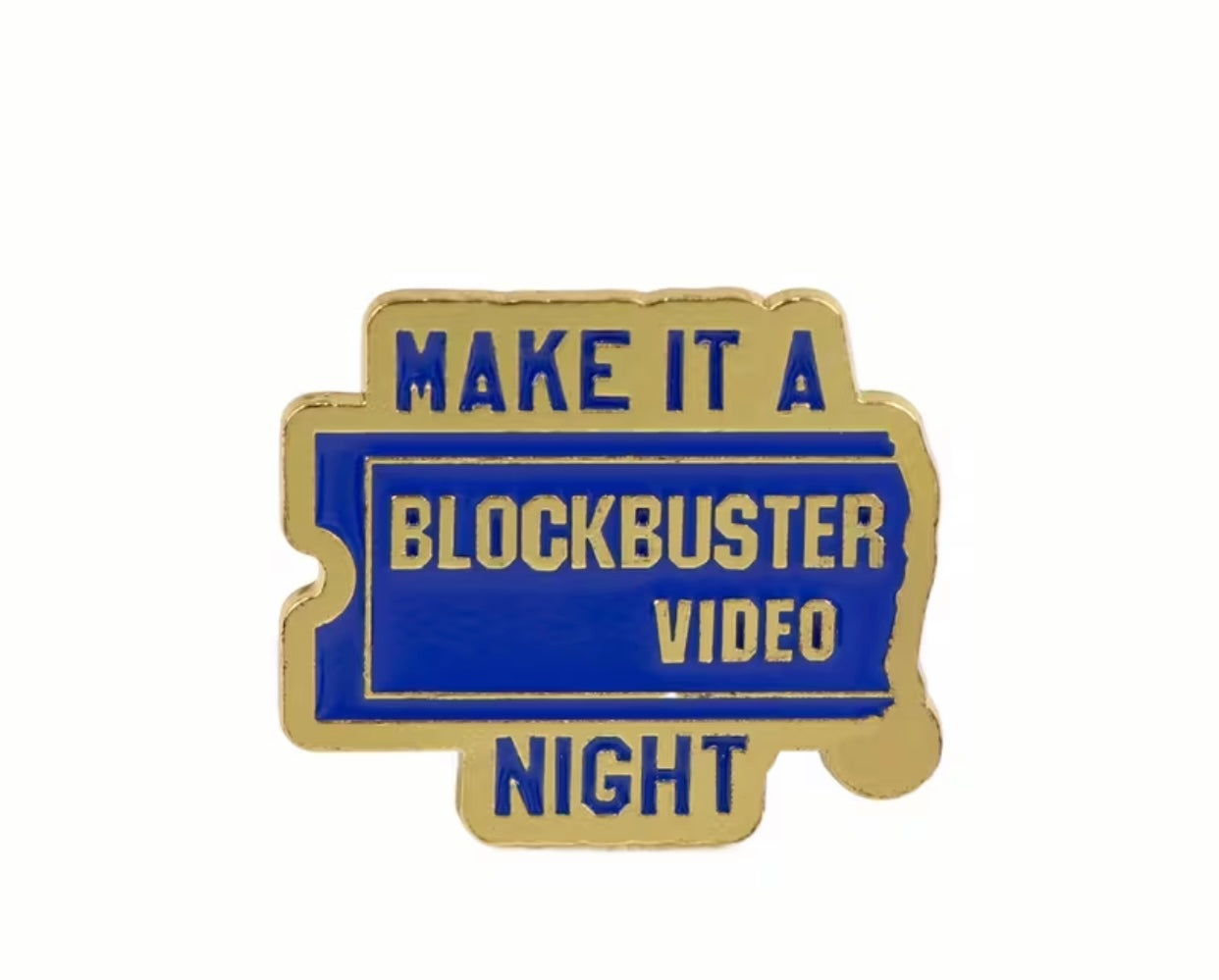 RETRO BLOCKBUSTER ENAMEL PIN