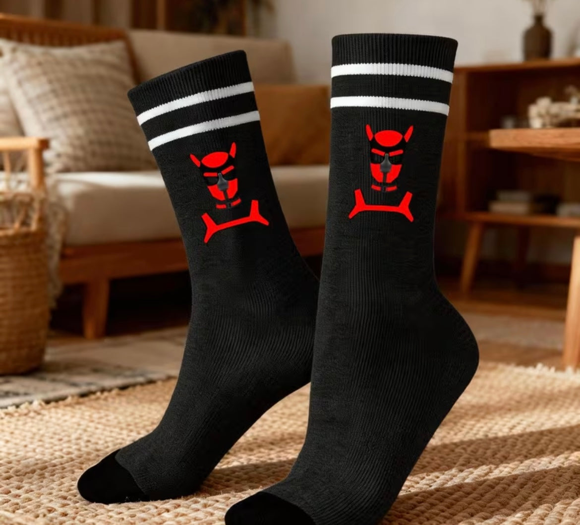 PUP BLACK SOCKS