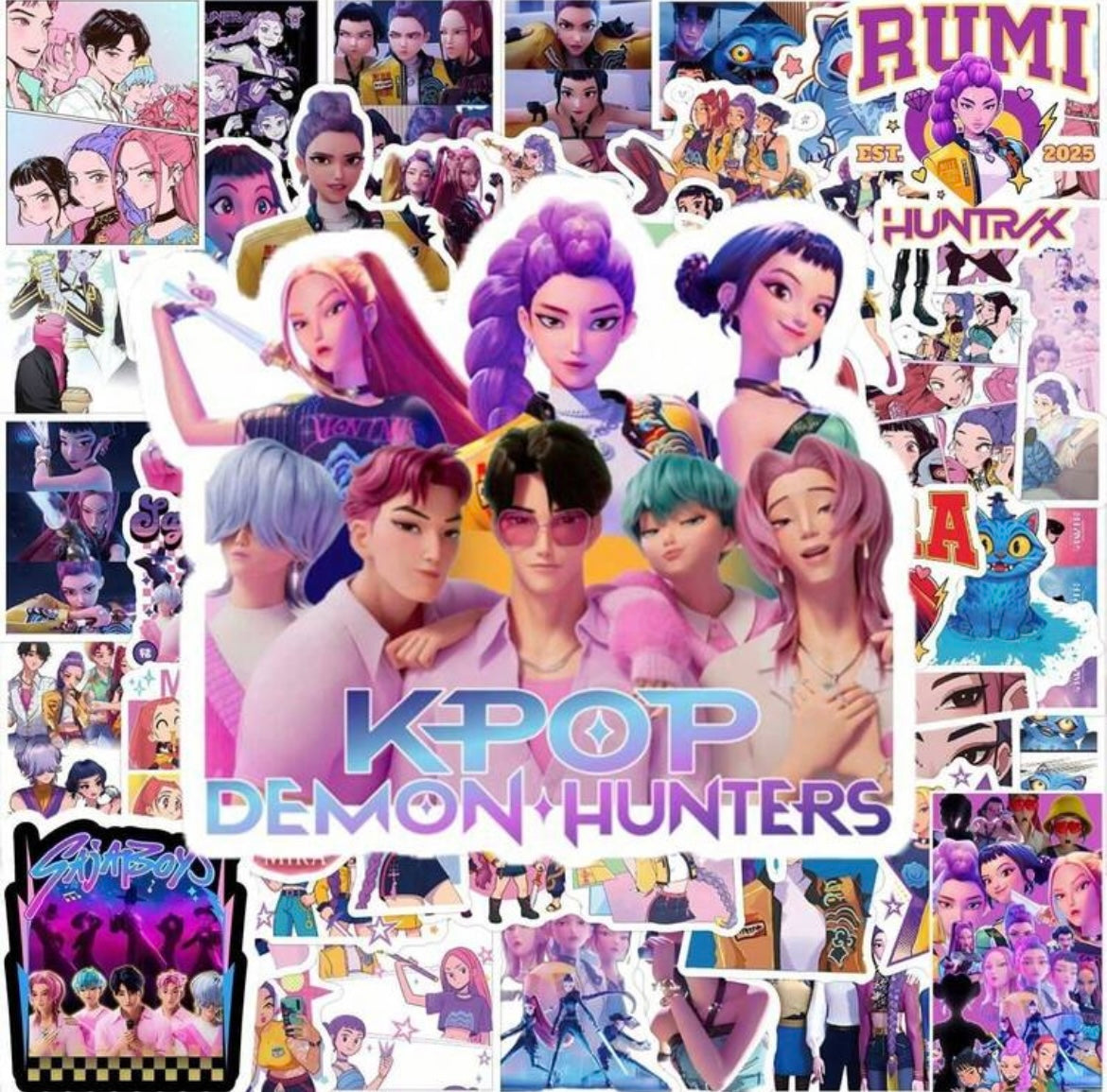 KPOP DEMON HUNTER STICKER PACK