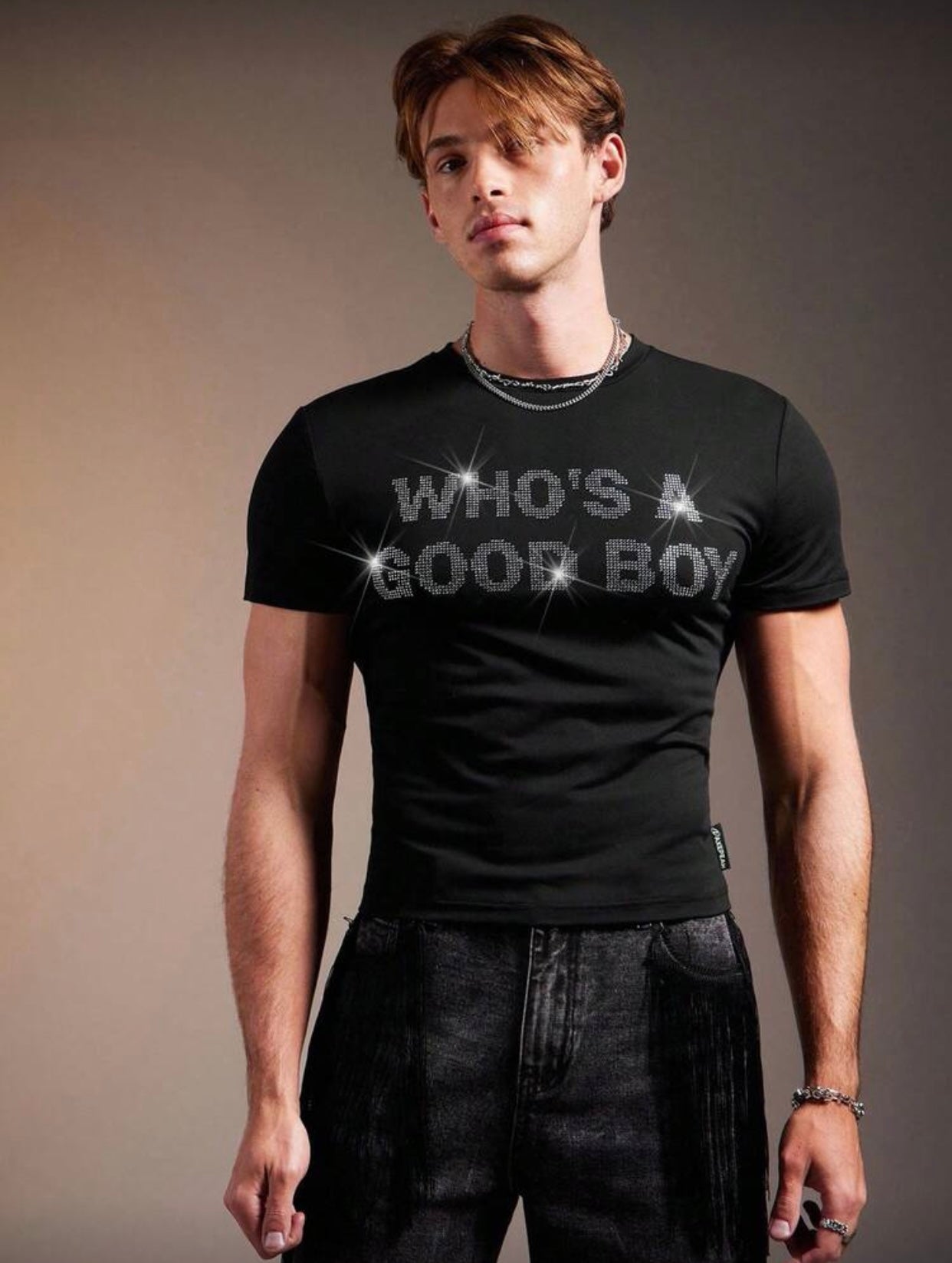 WHOS A GOOD BOY BLACK SHINY XXL