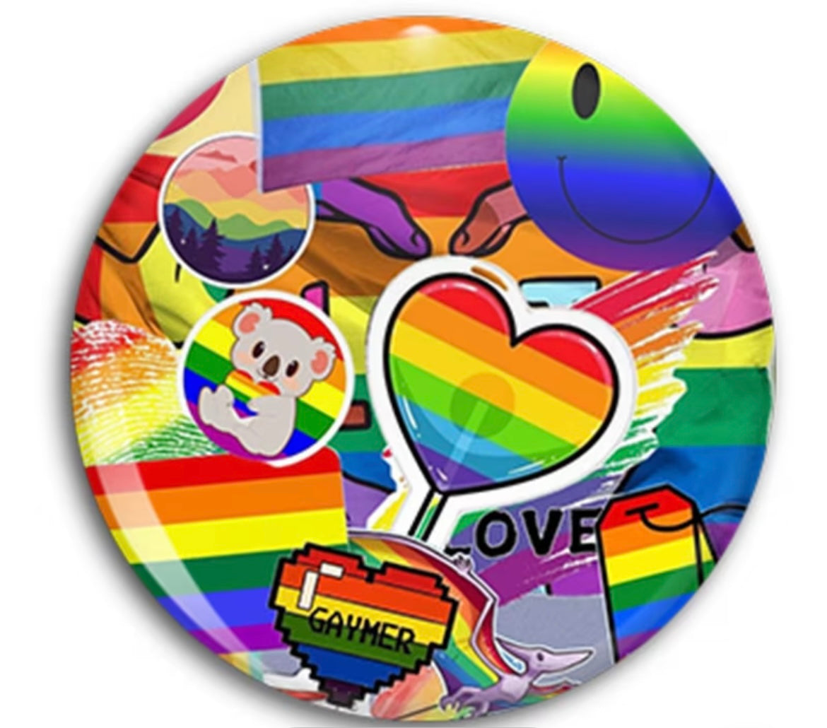 PRIDE ART BUTTON