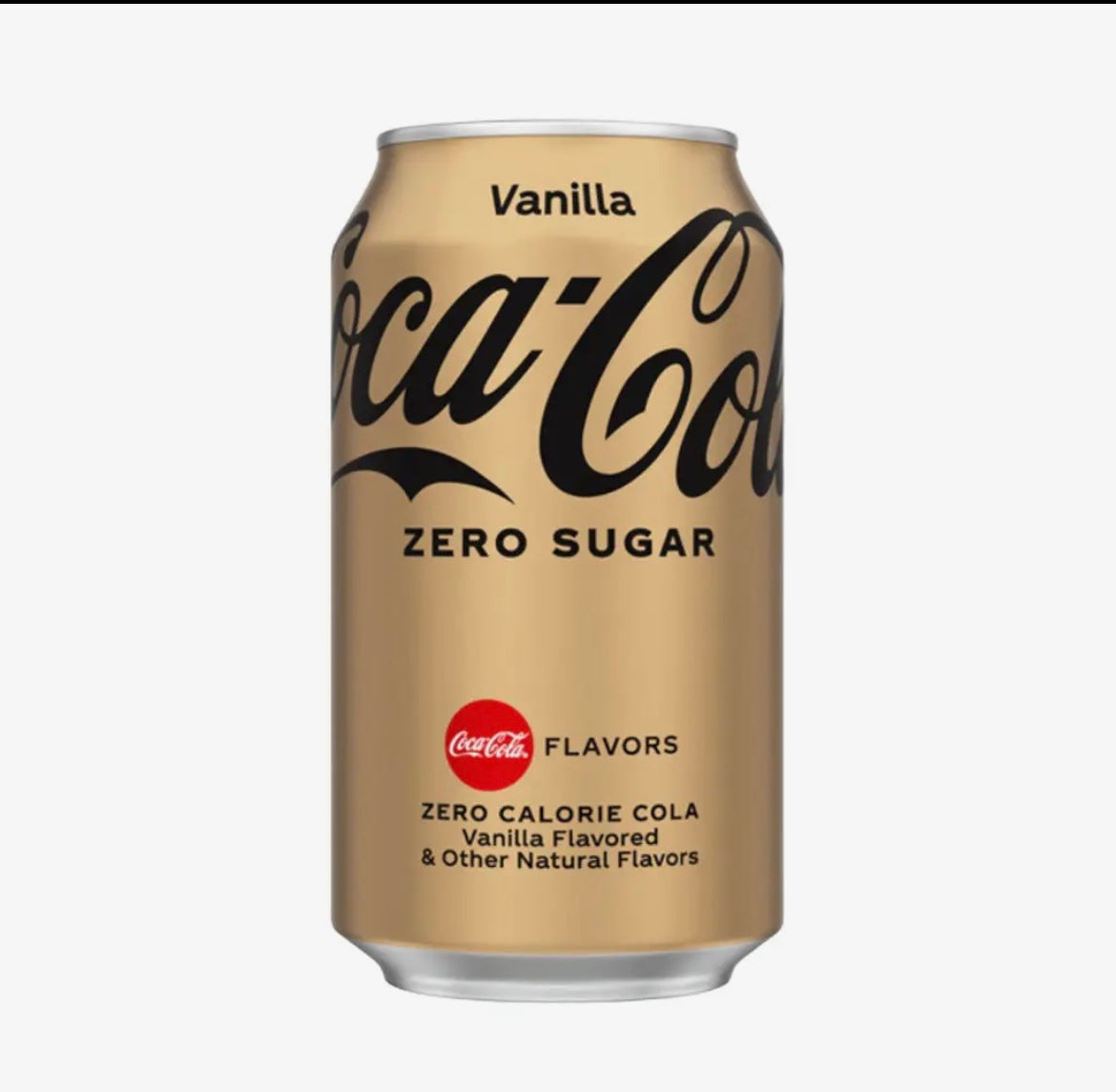 6 PACK VANILLA COKE USA ZERO SUGAR