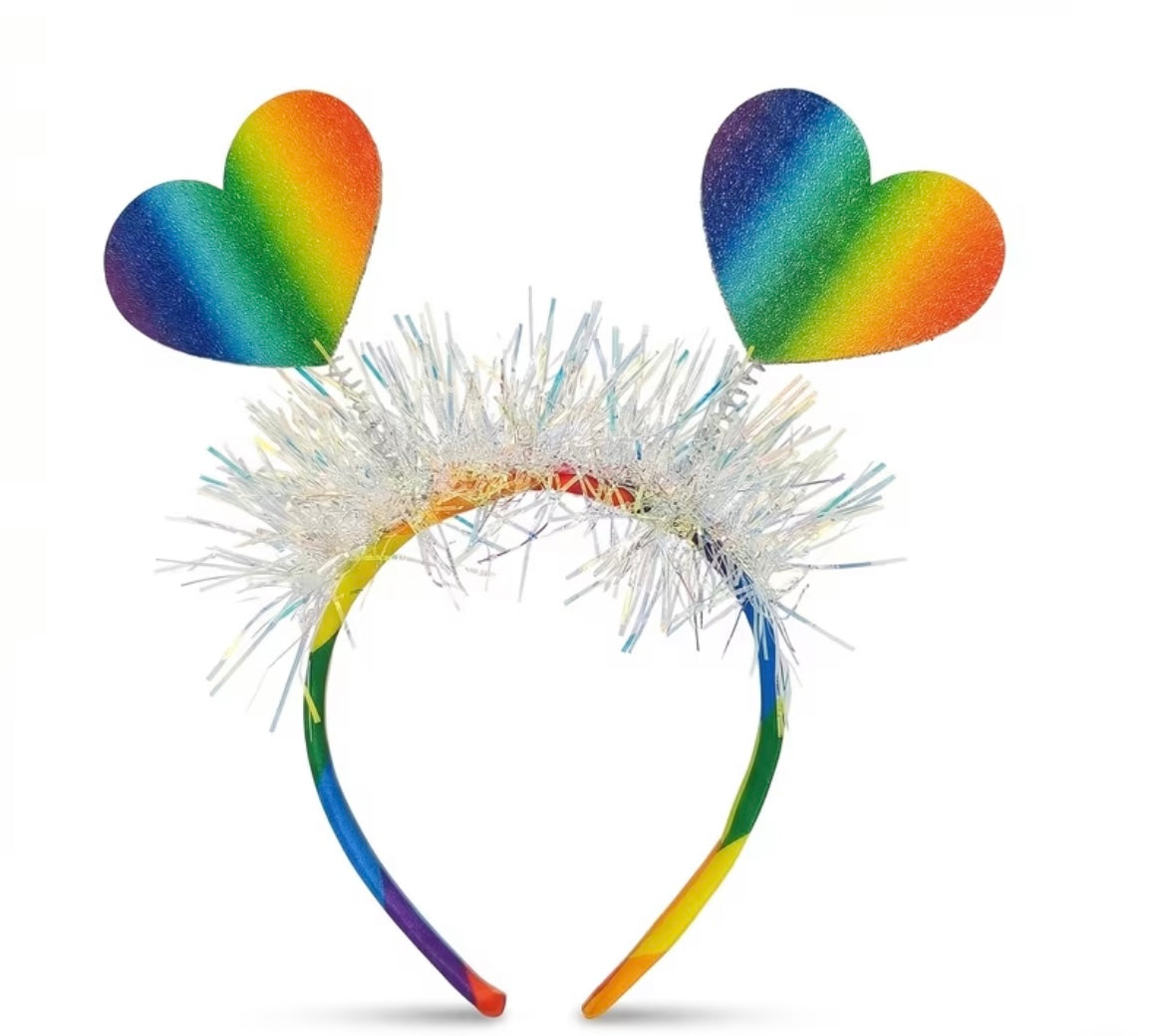 PRIDE HEADBAND HEARTS