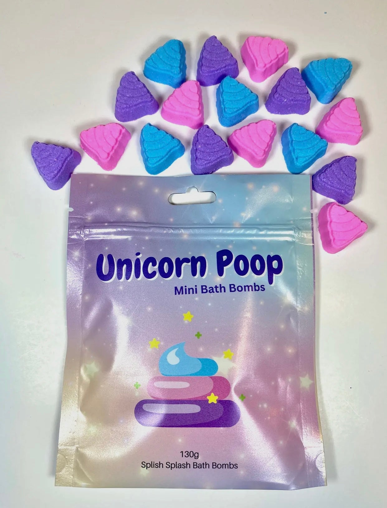 UNICORN POOP MINI BATH BOMBS
