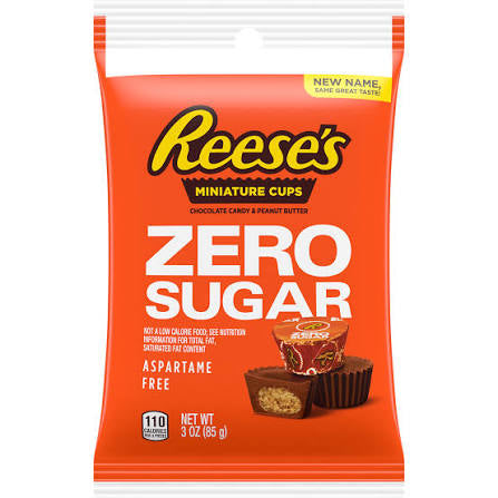 ZERO SUGAR REESES PEANUT BUTTER CUPS USA