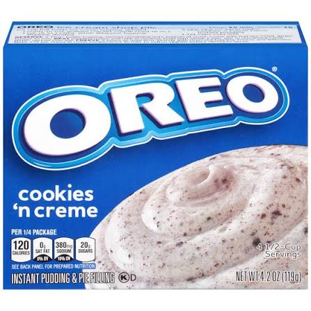 OREO COOKIES N CREME PUDDING MIX USA