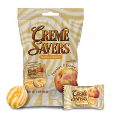 CREME SAVERS PEACHES & CREME