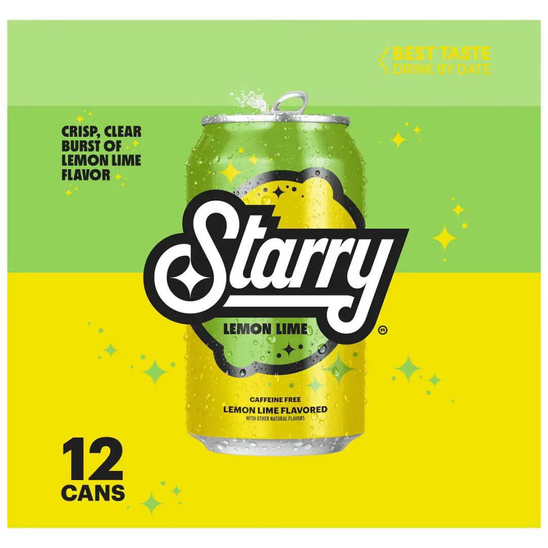 STARRY LEMON LIME SODA SINGLE CAN