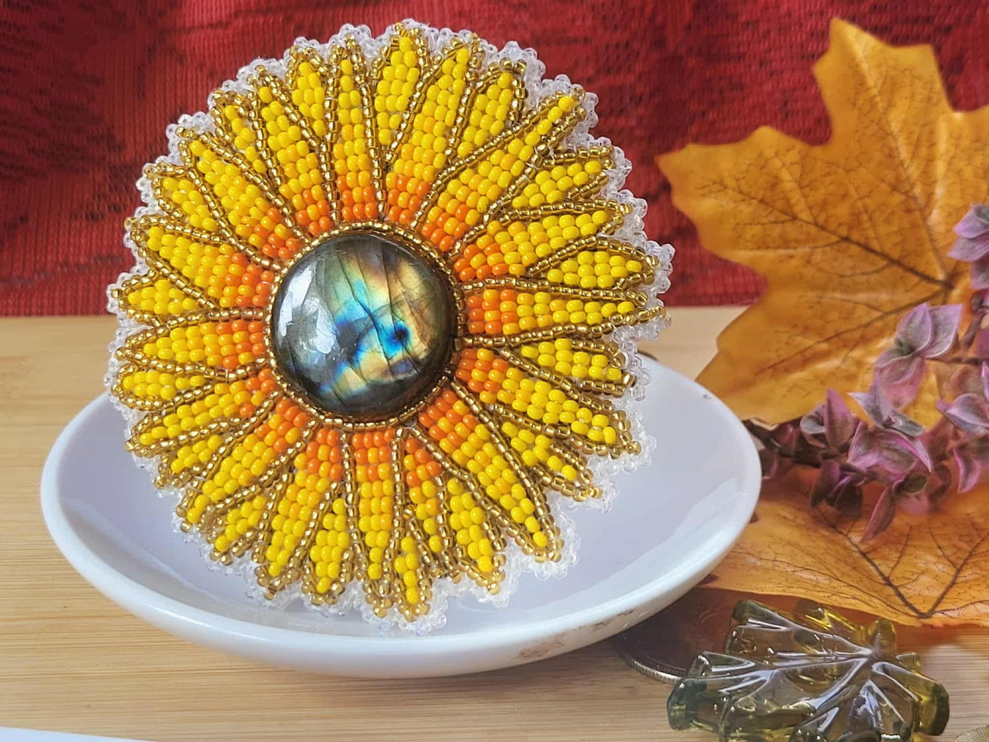 LABRADORITE SUNFLOWER LABRADORI